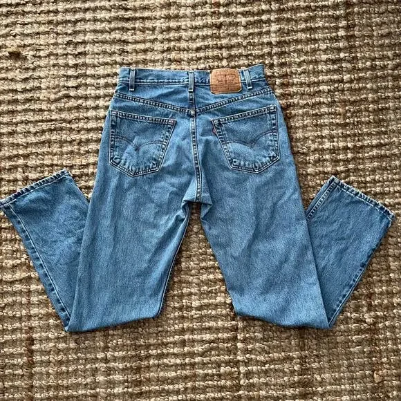 Vintage Levi’s 505 Straight Leg Jeans Size 30 tag (32x32) Medium WashMen – EUC